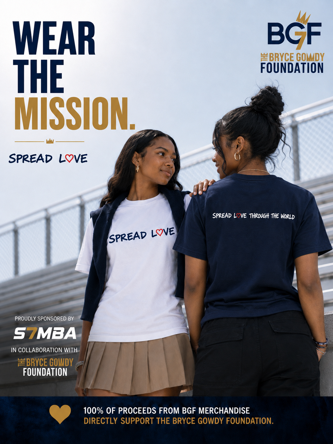 BGF Spread Love Tee (White)